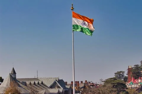 Indian Flag Stock-Fotos