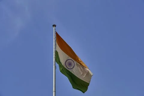 An Indian flag Stock Photos