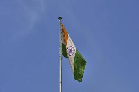 An Indian flag Stock-Fotos