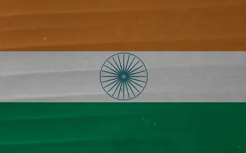 Indian flag texture as a background Stock Photos