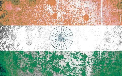 Indian flag texture as a background Stock Photos
