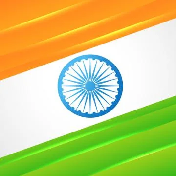 Indian flag vector design Stock Illustration