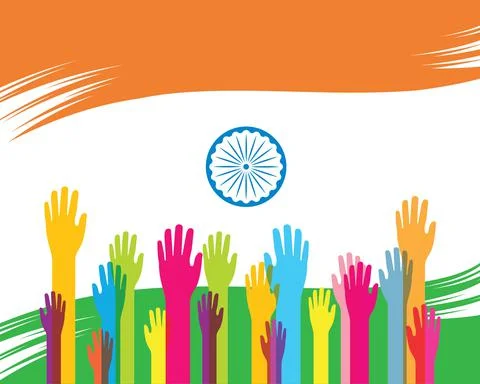 Indian flag vector icon illustration Stock-Illustration