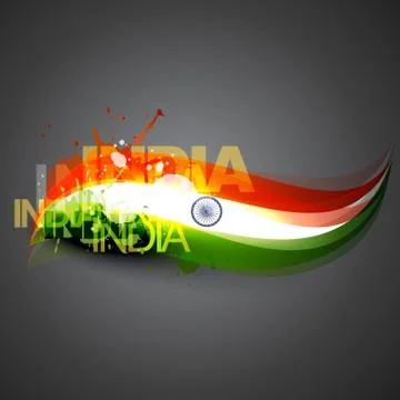 Indian flag vector Stock Illustration