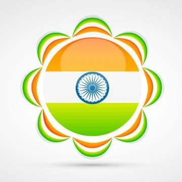 Indian flag vector Stock Illustration