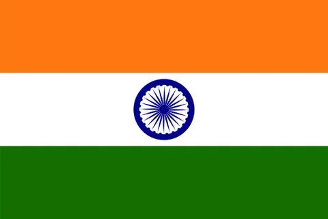 Indian flag , vector illustration Stock Illustration