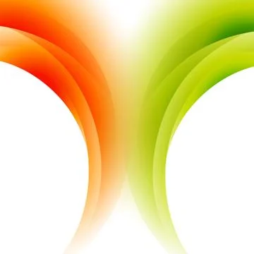 Indian flag in wave style Stock Illustration