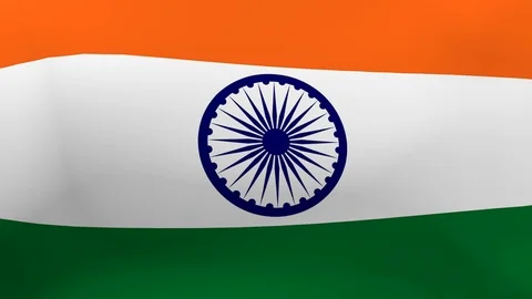 Indian flag waving in wind 스톡 동영상 106134234