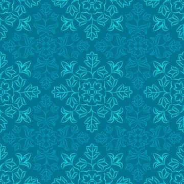 Indian Floral Pattern Stock Illustration