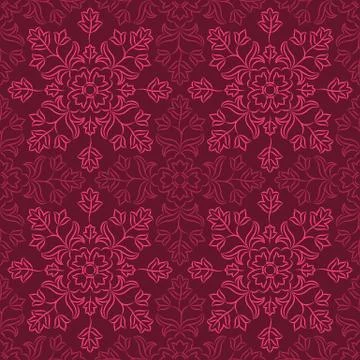 Indian Floral Pattern Stock Illustration