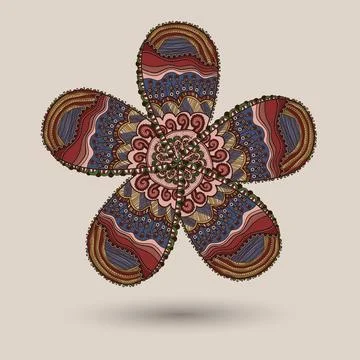 Indian flower Stock Illustration