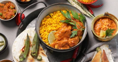 Indian food Stock Footage 179040490
