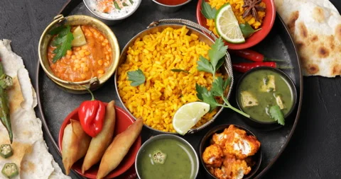 Indian food Stock Footage 179043399