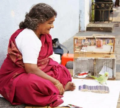 Indian fortune teller Stock Photos