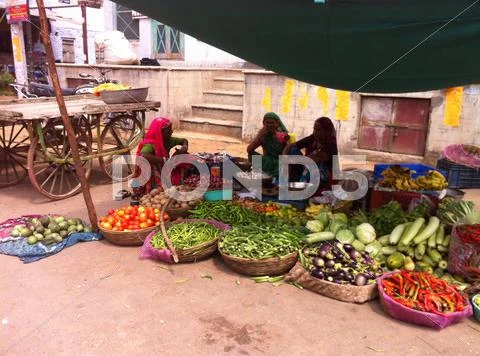 Indian fresh produce Stock Photos