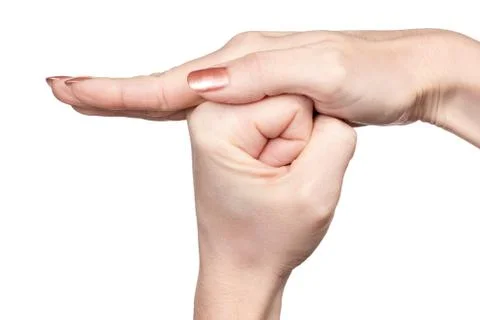 Indian gesture shield Stock Photos