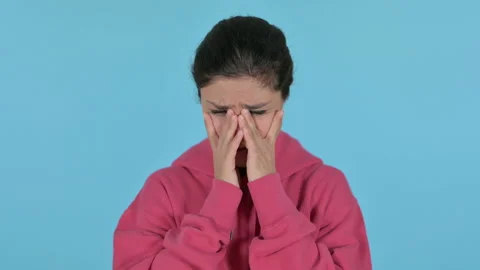Indian Girl Looking at the Camera, Sad E... | Stock Video | Pond5
