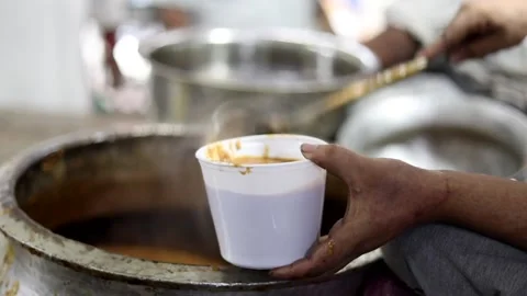 Indian Gravy Stock Footage 132580942