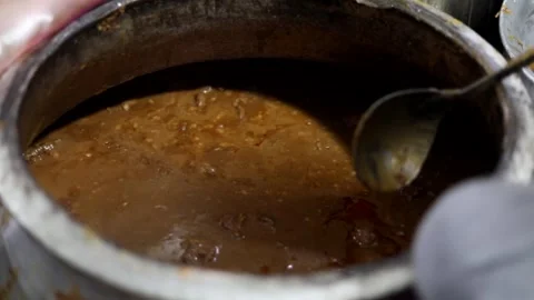 Indian Gravy Stock Footage 132581013