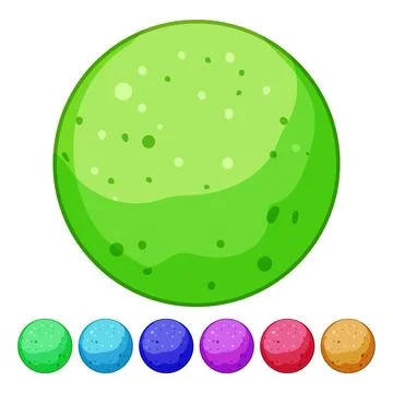 Indian gulab jamun sweet dessert vector isolated Stock Illustration
