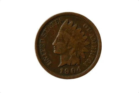 Indian head penny Stock Photos