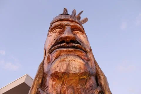 Indian head statue Stock Photos