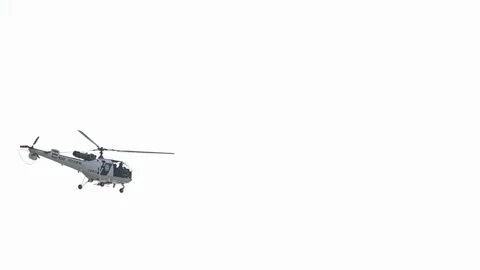 Indian Helicopter View Stock Footage 161135878
