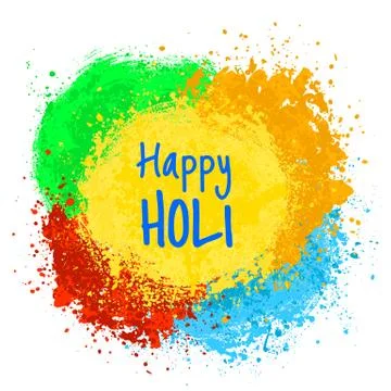 Indian holiday Holi Stock Illustration