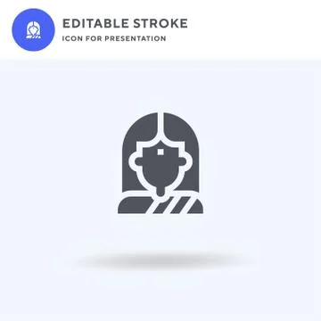 Indian icon vector, filled flat sign, solid pictogram isolated on white, logo Stock Illustration