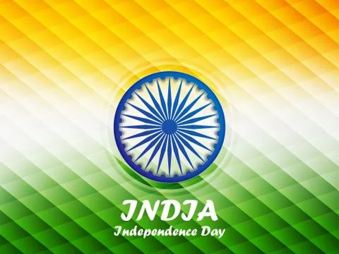 Indian Independence Day background Illustrazione stock