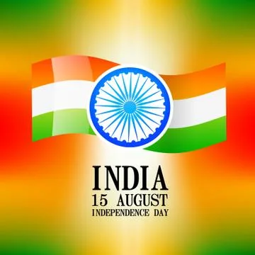 Indian independence day Stock Illustration