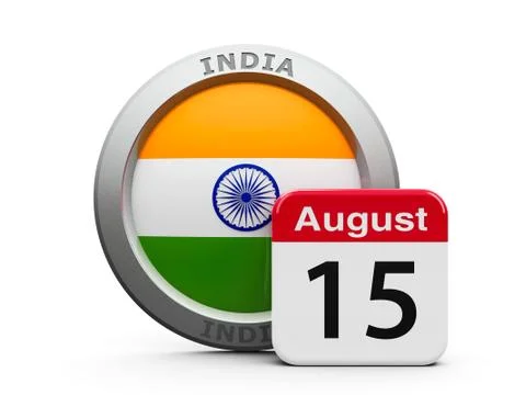 Indian Independence Day Stock Illustration