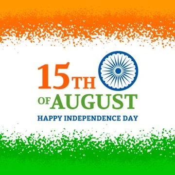 Indian Independence Day Stock Illustration
