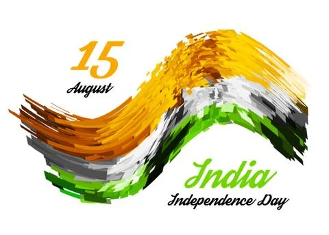 Indian Independence Day vector background Stock Illustration