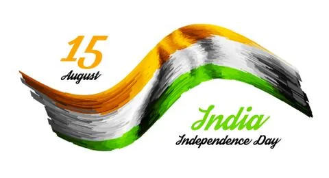 Indian Independence Day vector background Illustrazione stock
