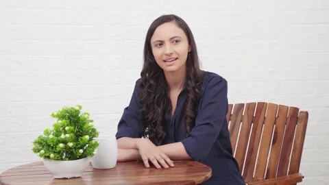 Indian Influencer Model Stock Video Footage | Royalty Free Indian