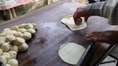 Indian Kachori making, How to make Kachori Video stock 292054936