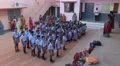 Indian kids singing with their teachers HD Footage