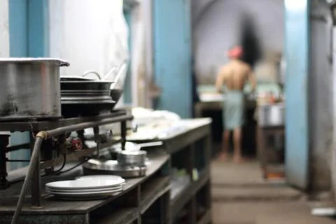 Indian kitchen Stock Photos