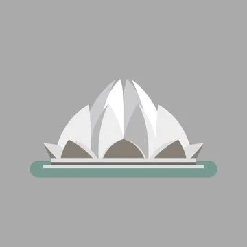 Indian Landmark. Vector illustration. Stock Illustration