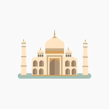 Indian Landmark. Vector illustration. Stock Illustration