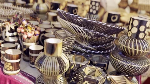 Indian made crafts Stock Footage 329178690
