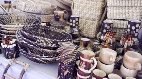 Indian made crafts Stock Footage 329178715