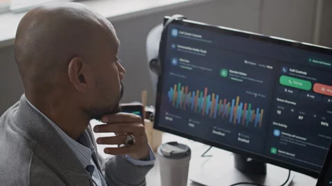 Indian Male Programmer Rubbing Eyes from Fatigue at Workstation Stock-Footage 337477282