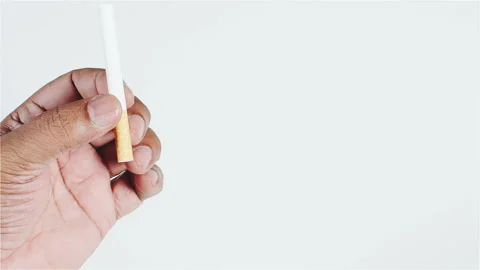 Indian Man Cigarette in Hand Vídeo Stock 136207331