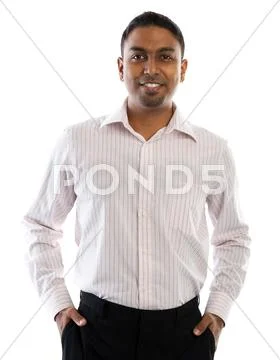 Indian man smiling. Stock Photos