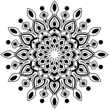 Indian mandala designs vector art Stock Illustration