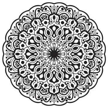 Indian mandala designs vector art Stock Illustration