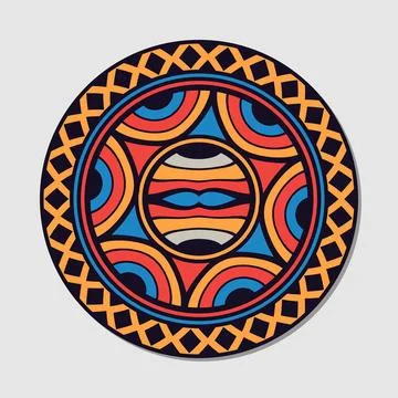 Indian mandala vector Stock Illustration