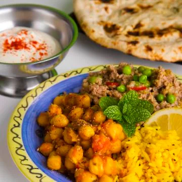 Indian meal Stock Photos